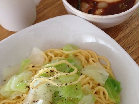 ちょっとした工夫で！簡単おいしいキャベツのつけ麺